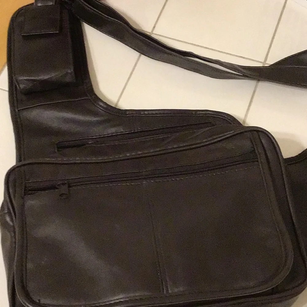 Chocolate Brown Soft Sling/Messenger Bag